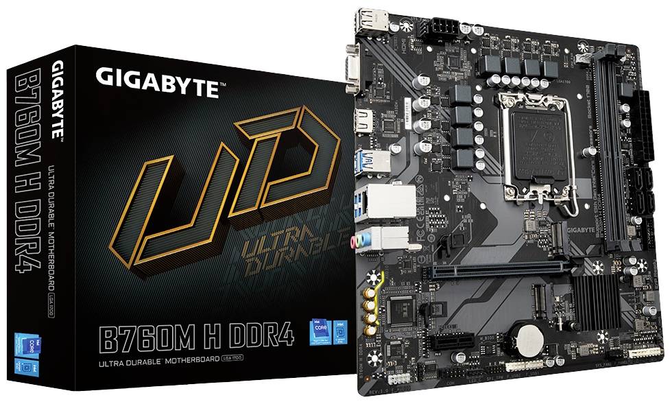 Gigabyte B760M H DDR4 (B760,S1700,mATX,DDR4) - B760M H DDR4