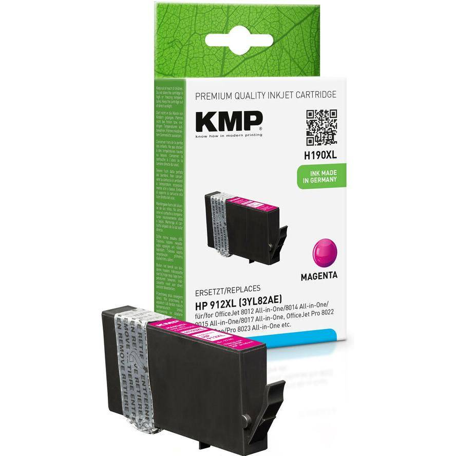 KMP Patrone HP HP912XL 3YL82AE magneta H190X kompatibel - 1765,0006