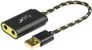 CHERRY Xtrfy ZUB SC1 External USB soundcard schwarz - XG-SC1