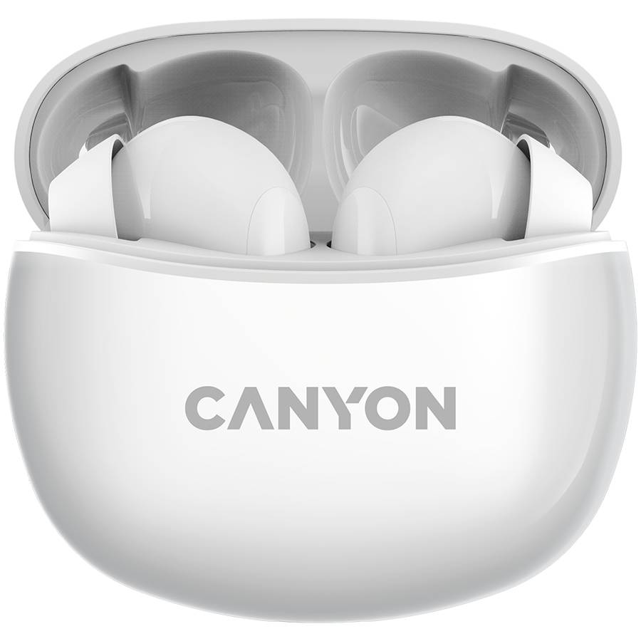 Canyon Bluetooth Headset TWS-5 In-Ear/Stereo/BT5.3 white retail - CNS-TWS5W