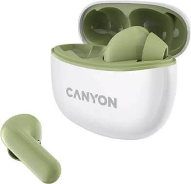 Canyon Bluetooth Headset TWS-5 In-Ear/Stereo/BT5.3 green retail - CNS-TWS5GR