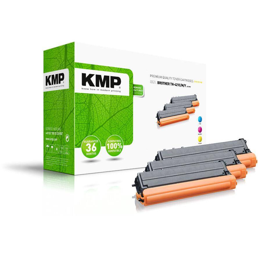 KMP Toner Brother TN421C/M/Y Multipack B-T99V remanufactured - 1265,0030