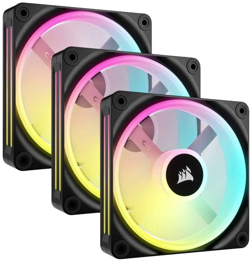 CORSAIR Lüfter 120*120*25 QX120 RGB LED Fan Triple - CO-9051002-WW