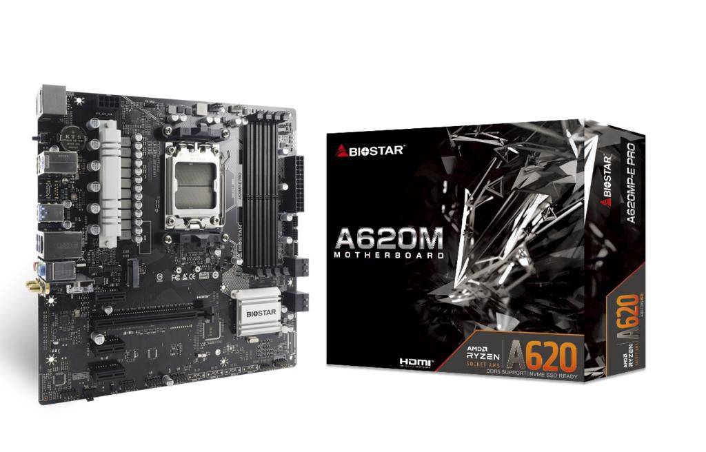 Biostar A620MP-E Pro (A620,AM5,mATX,DDR5) - A620MP-E PRO