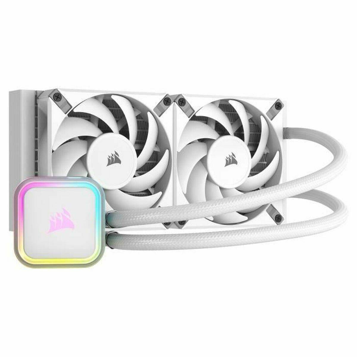 CORSAIR WAK Cooling iCUE H100i RGB ELITE WHITE 240mm - CW-9060078-WW