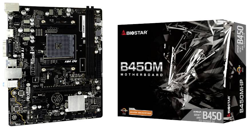 Biostar B450MHP (B450,AM4,mATX,DDR4) - B450MHP