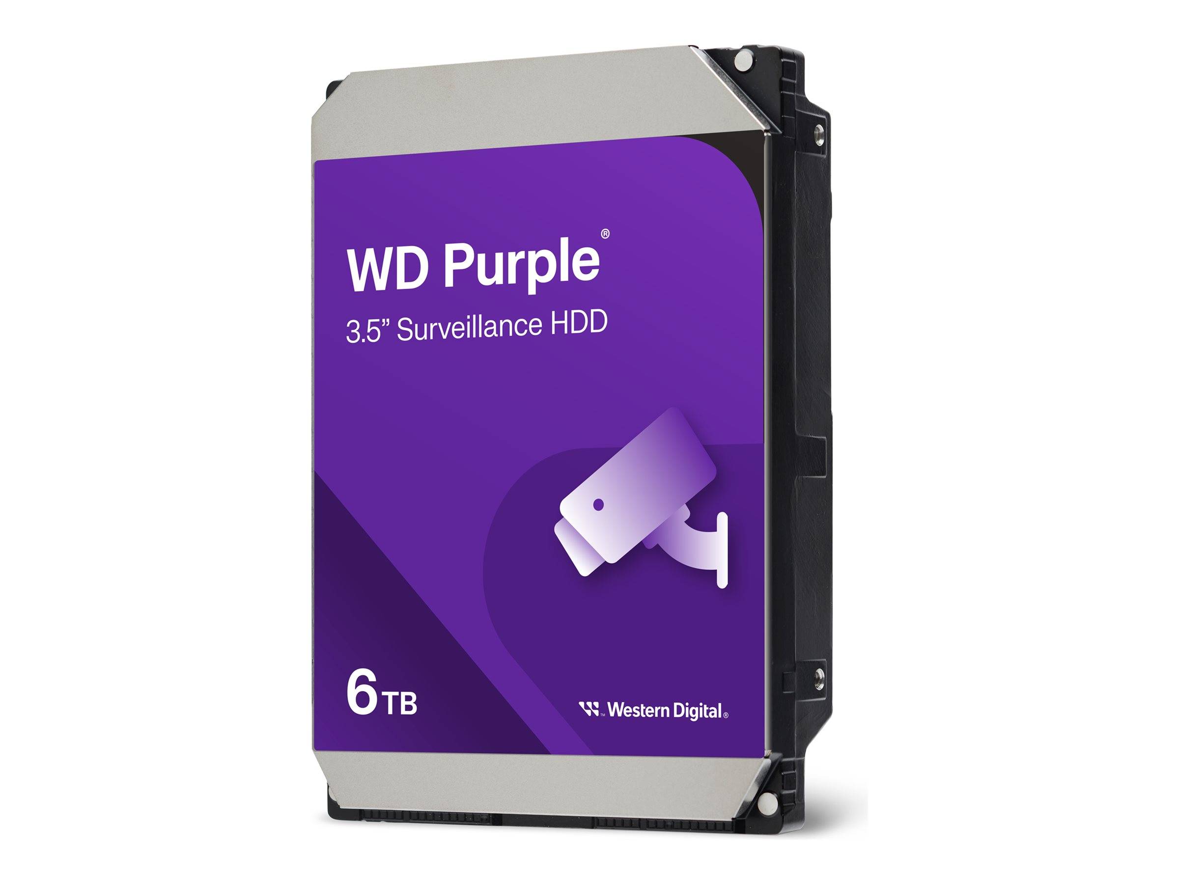 WD Purple 8.9cm (3.5) 6TB SATA3 5400 256MB WD64PURZ - WD64PURZ