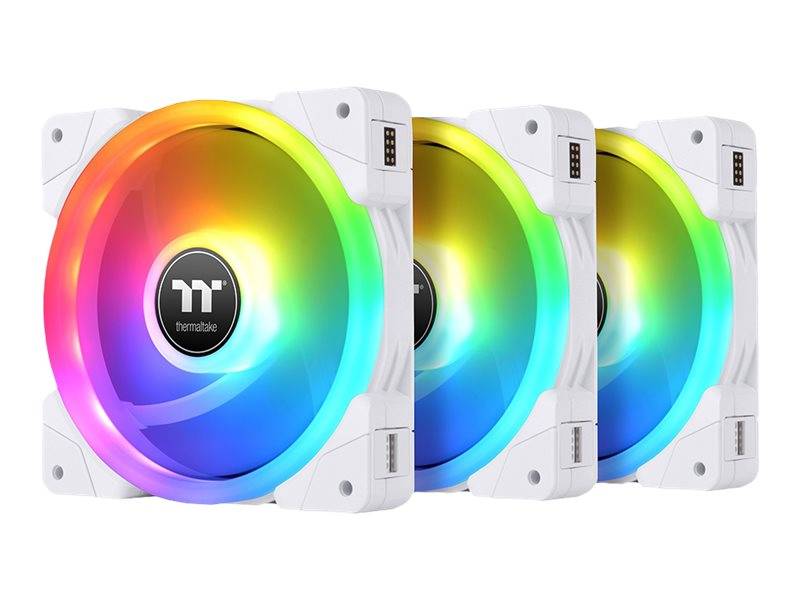 Lüfter Thermaltake Swafan EX12 RGB (3-Fan-Pack) White retail - CL-F161-PL12SW-A