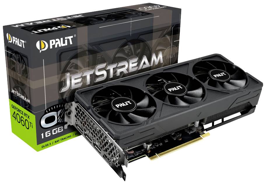 Palit RTX4060 TI Jetstream OC     16GB GDDR6 HDMI 3xDP