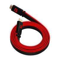 Floating Grip HDMI Kabel High Speed 8K/60Hz LED 3.0m rot - FG-HDMILED-300-RED