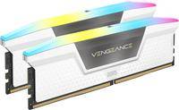 DDR5 32GB PC 6000 CL30 CORSAIR KIT (2x16GB) VENGEANCE RGB W retail - CMH32GX5M2B6000C30W