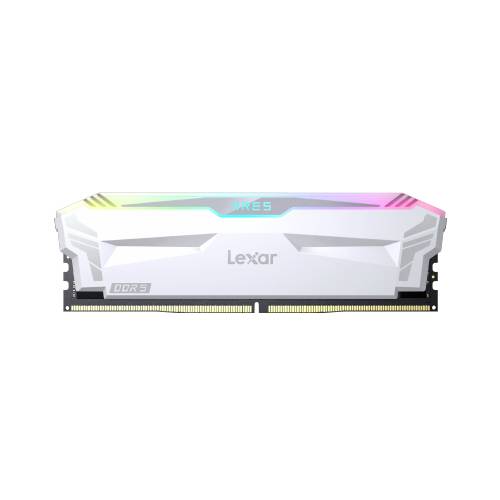 DDR5 32GB Ares 6400 Lexar/heatsink/RGB/ligthing 2x16GB White intern - LD5EU016G-R6400GDWA