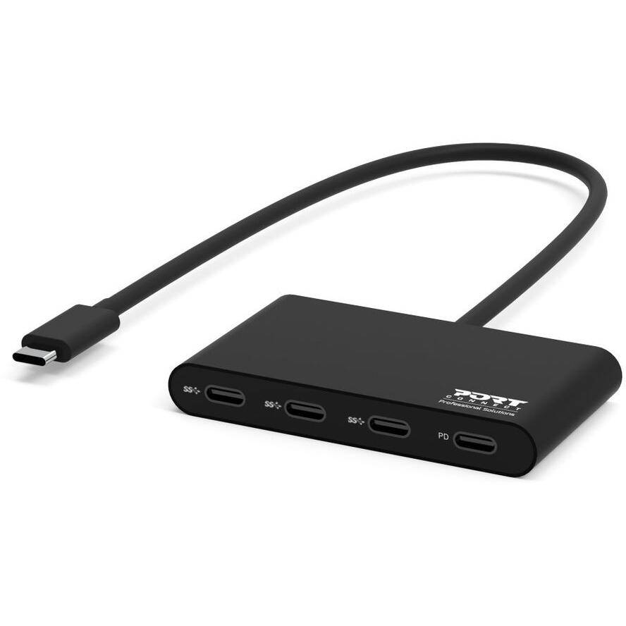 Port USB HUB TYPE C,3x USB C, 1x Typ C PD 100W - 900147