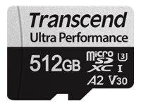 SD microSD Card 512GB Transcend SDXC USD340S w/Adapter - TS512GUSD340S