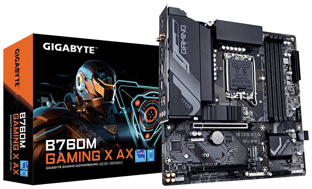 Gigabyte B760M Gaming X AX (B760,S1700,mATX,DDR5) - B760M GAMING X AX