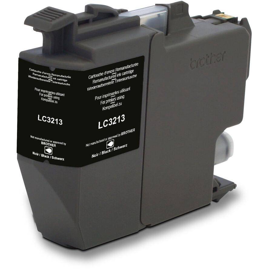 Freecolor Patrone Brother LC3213 black remanufactured