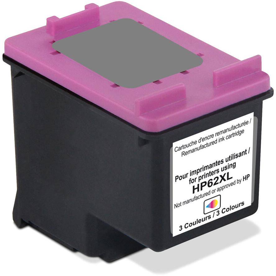 Freecolor Patrone HP 62XL color C/M/Y remanufactured