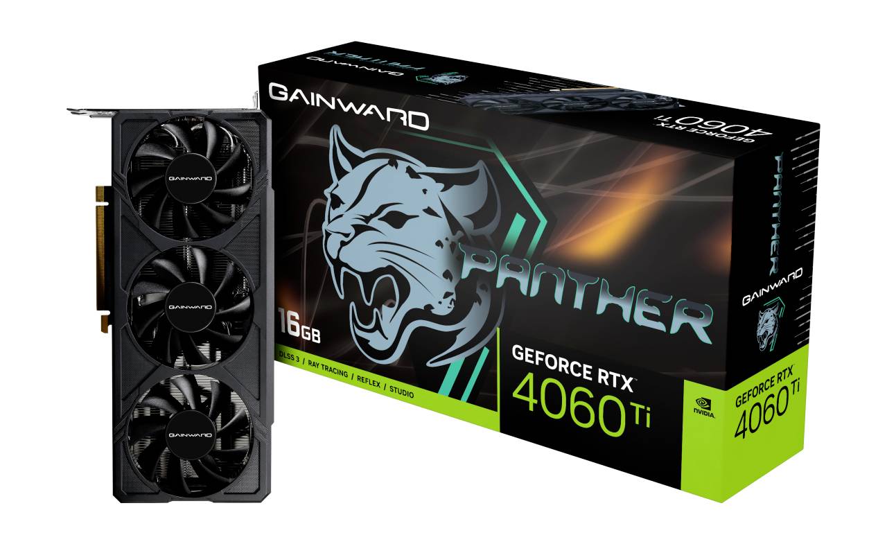 Gainward RTX4060Ti Panther 16GB GDDR6 HDMI 3xDP - 4120