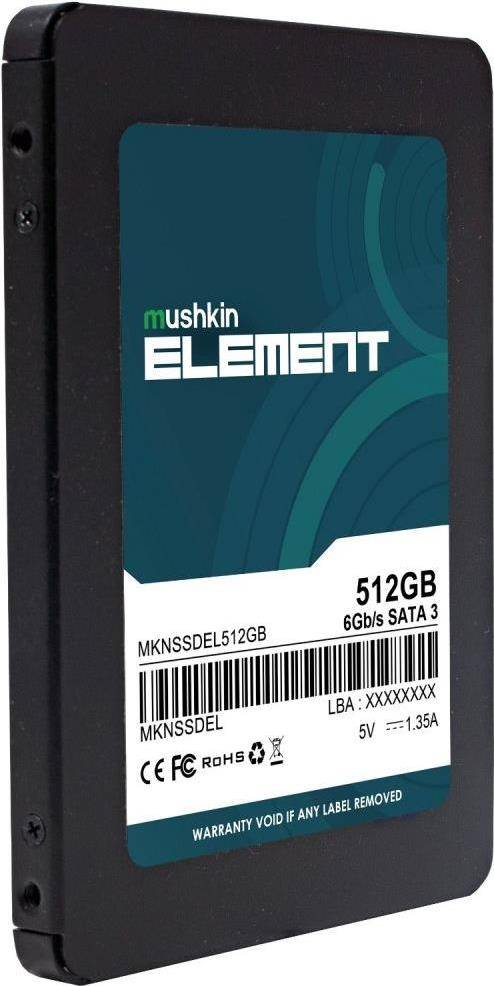 SSD 512GB Mushkin Element 2,5 SATAIII intern intern retail - MKNSSDEL512GB