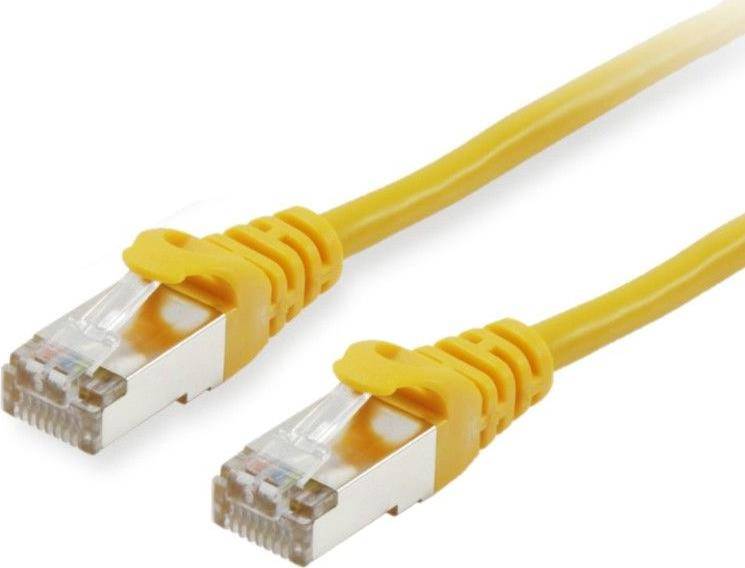 Equip Patchkabel Cat6 S/FTP 2xRJ45 50.00m gelb LSZH Polybeutel - 615567