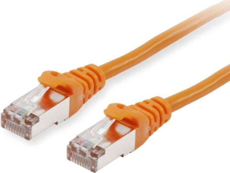 Equip Patchkabel Cat6 S/FTP 2xRJ45 50.00m orange LSZH Polybeutel - 615577