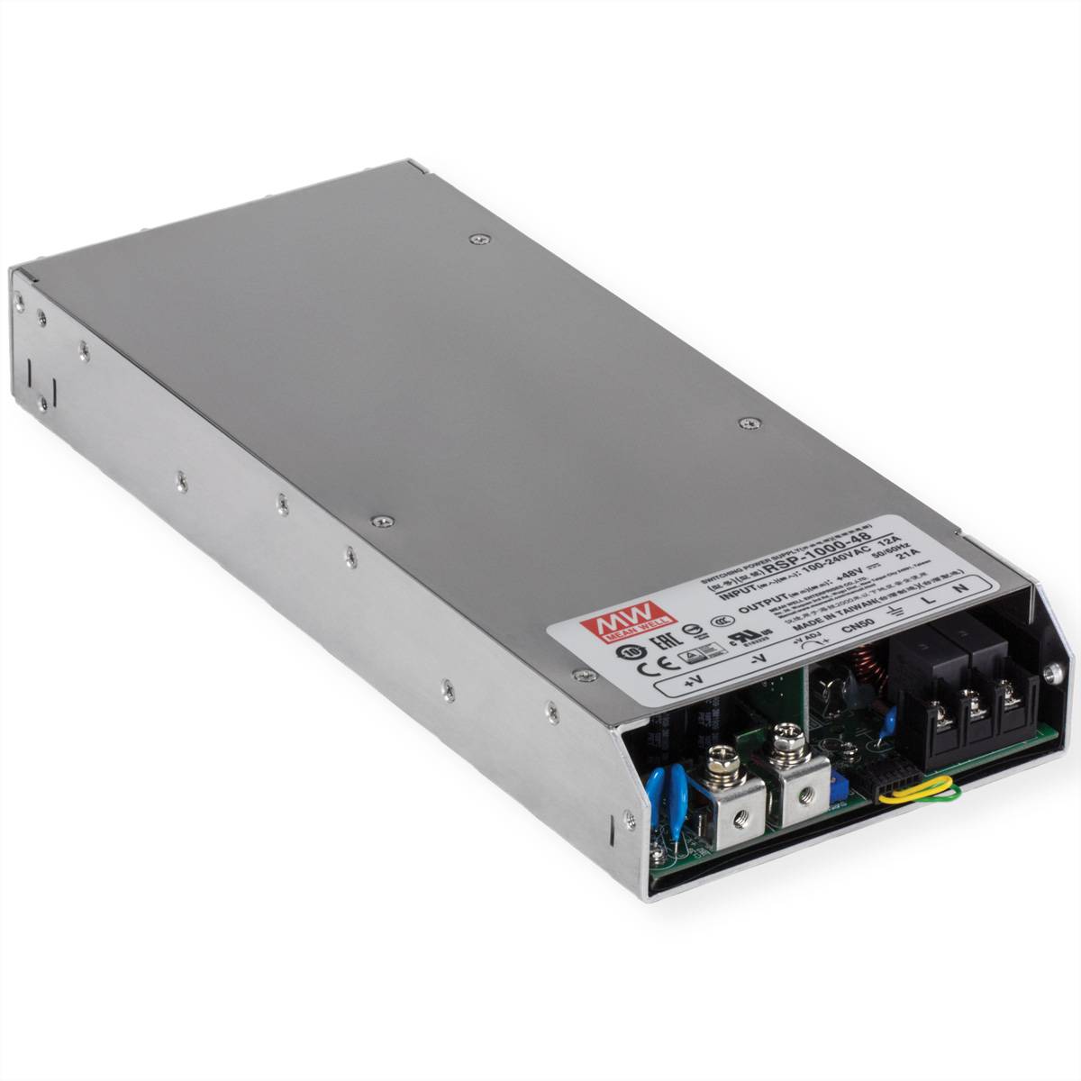 TRENDnet DIN-Rail Power Supply 1000W,48V DC,41A, AC to DC - TI-RSP100048