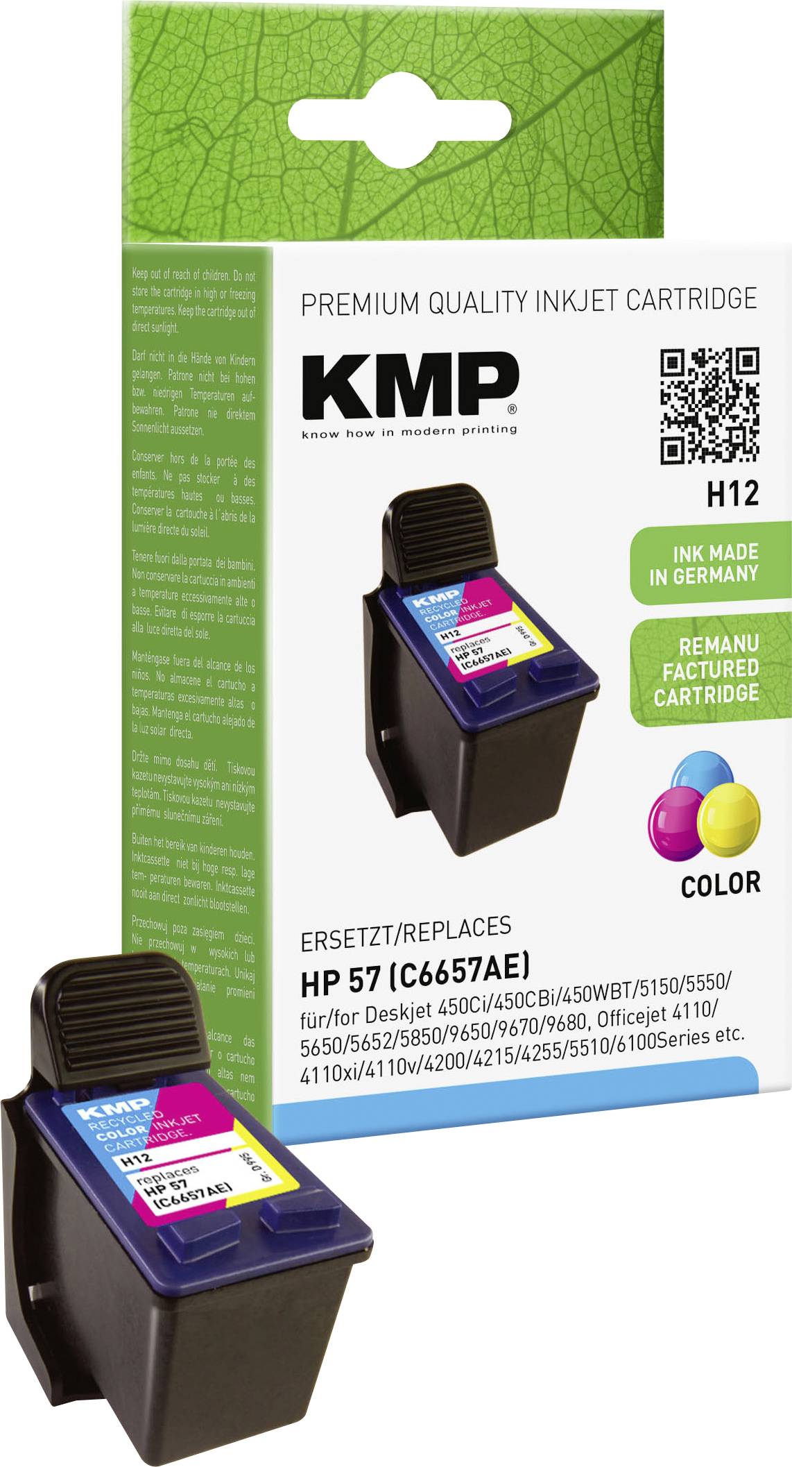 KMP Printtechnik AG 0995,4570, Patronen HP, KMP Patrone  (BILD1)