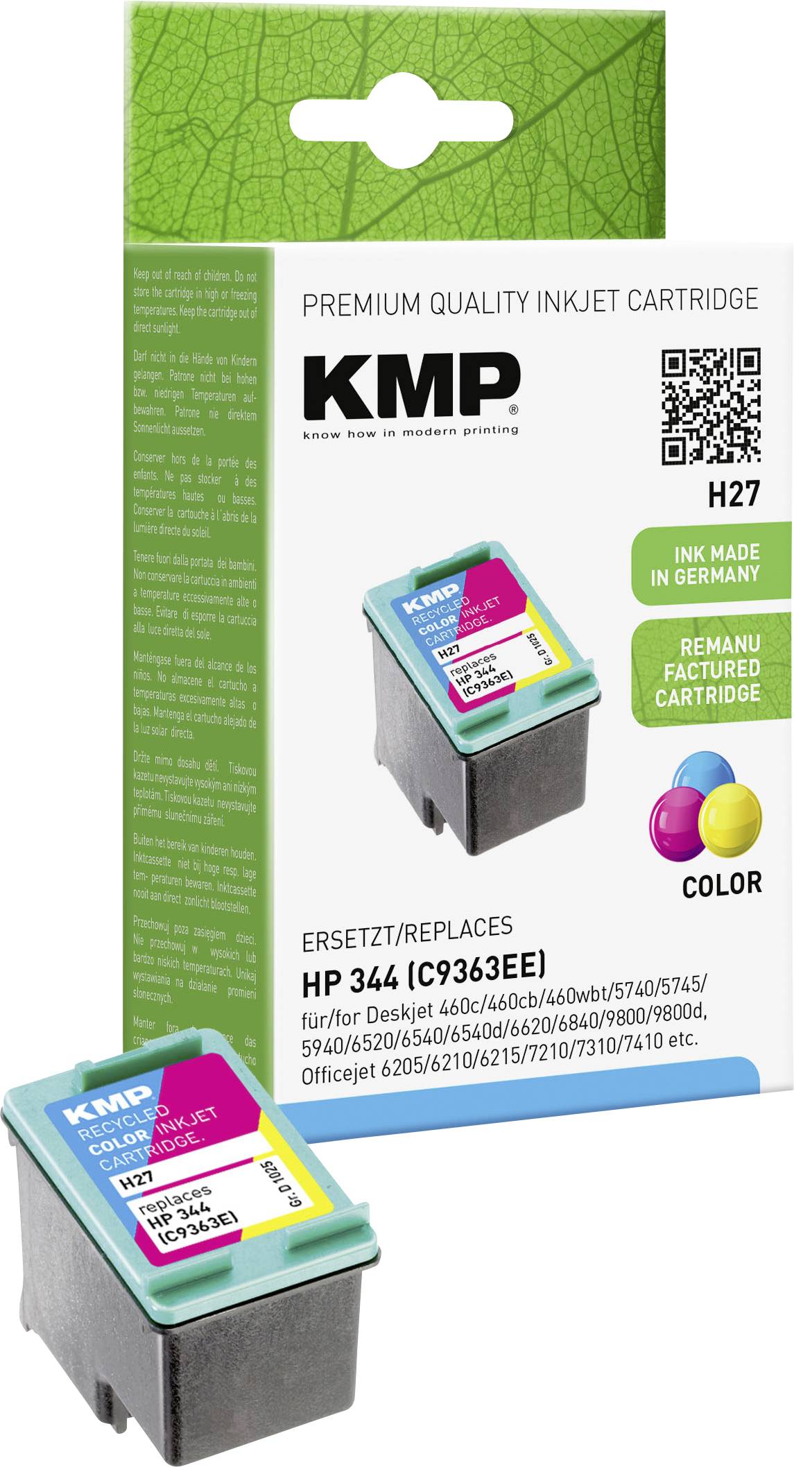 KMP Patrone HP C9363E Nr.344 color 860 S. H27 refilled