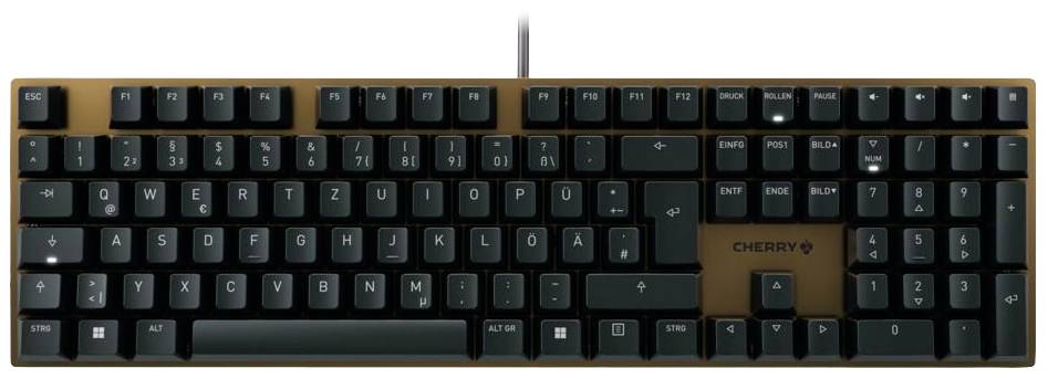 CHERRY TAS KC 200 MX Corded DE-Layout sw/br MX2A Brown - G80-3950LIBDE-2