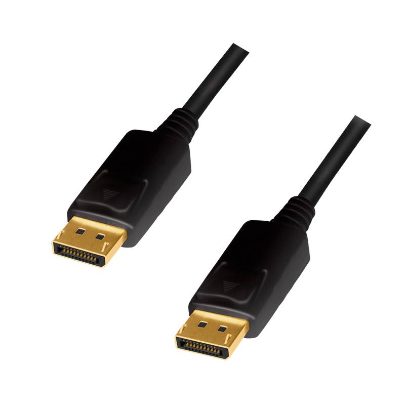 Logilink DisplayPort-Kabel,DP/M zu DP/M,4K/60Hz,CCS,Black,5m - CD0103