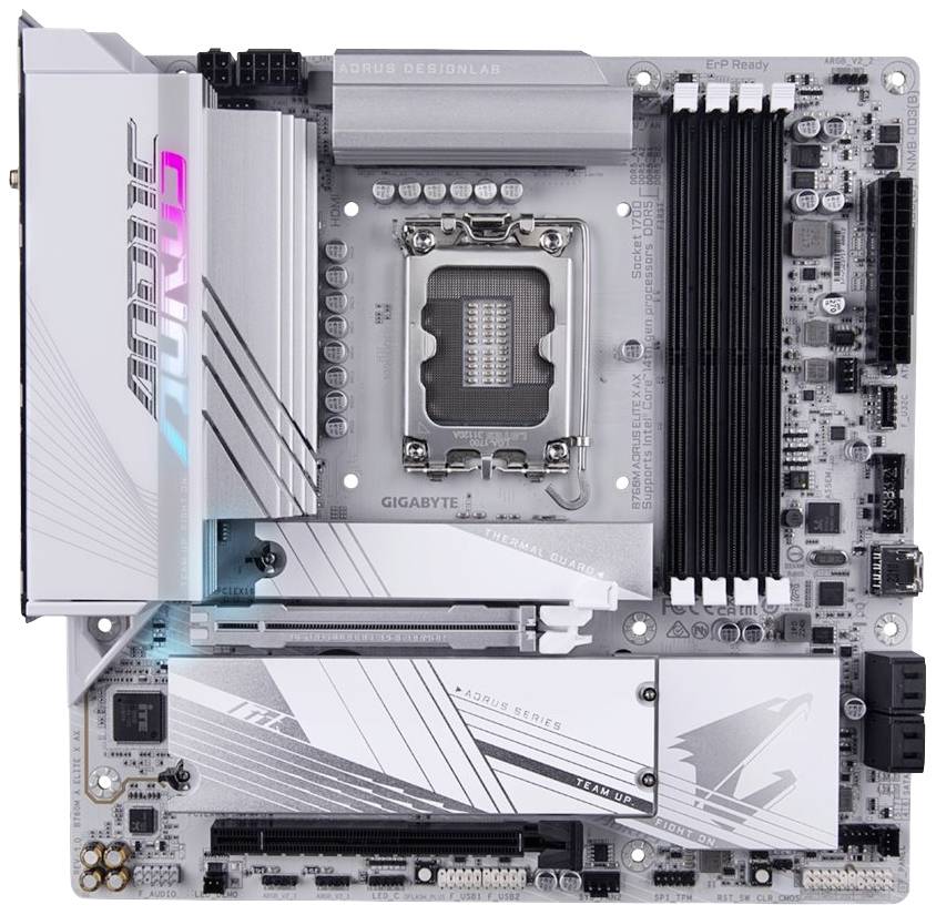 Gigabyte B760M A ELITE X AX (B760,S1700,mATX,DDR5) - B760M A ELITE X AX