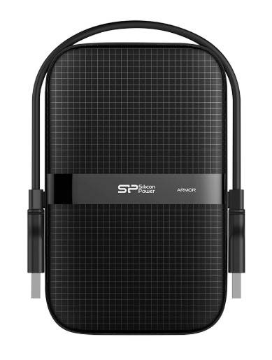 Silicon Power 6.3cm (2.5) 2TB USB 3.2 A60Anti-shock/black - SP020TBPHDA60S3A