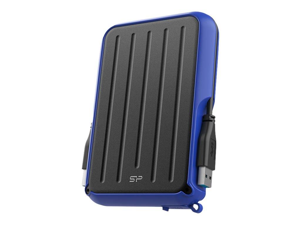 Silicon Power 6.3cm (2.5) 4TB USB3.2 A66 Shockproof Blue - SP040TBPHD66LS3B