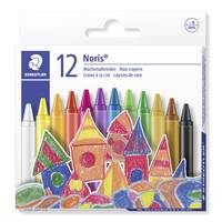 STAEDTLER Wachsmalkreide Noris 12er-Set im Kartonetui 8mm retail - 220 08 C12