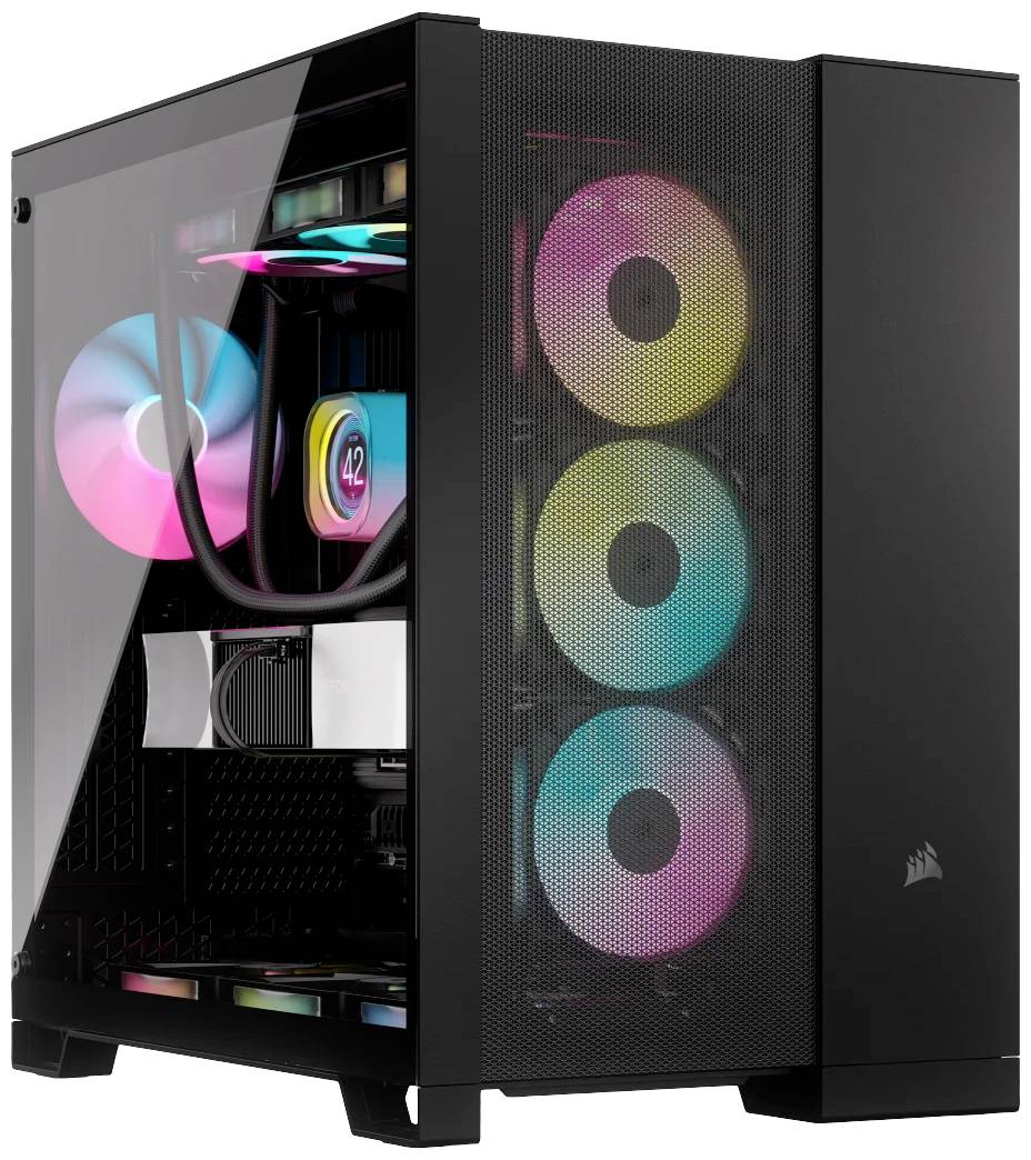 CORSAIR Geh Midi 6500D Airflow (Tempered Glass) Black - CC-9011259-WW