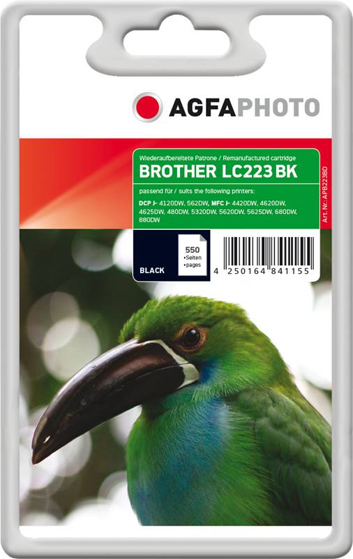 AgfaPhoto Patrone Brother APB223BD ers. LC223BK black