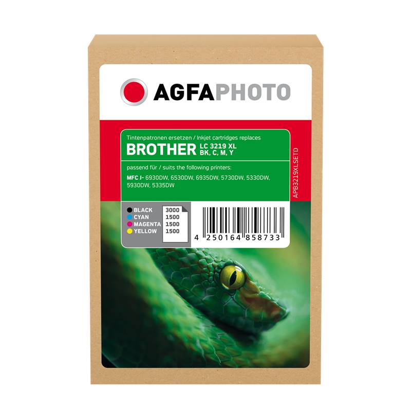 AgfaPhoto Patrone Brother APB3219XLSETD ers. LC3219XLVAL col - APB3219XLSETD