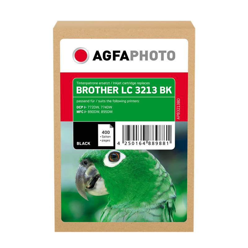 AgfaPhoto Patrone Brother APB3213BD ers. LC3213BK black