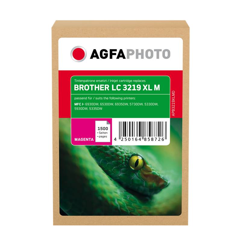 AgfaPhoto Patrone Brother APB3219XLMD ers. LC3219XLM magenta - APB3219XLMD