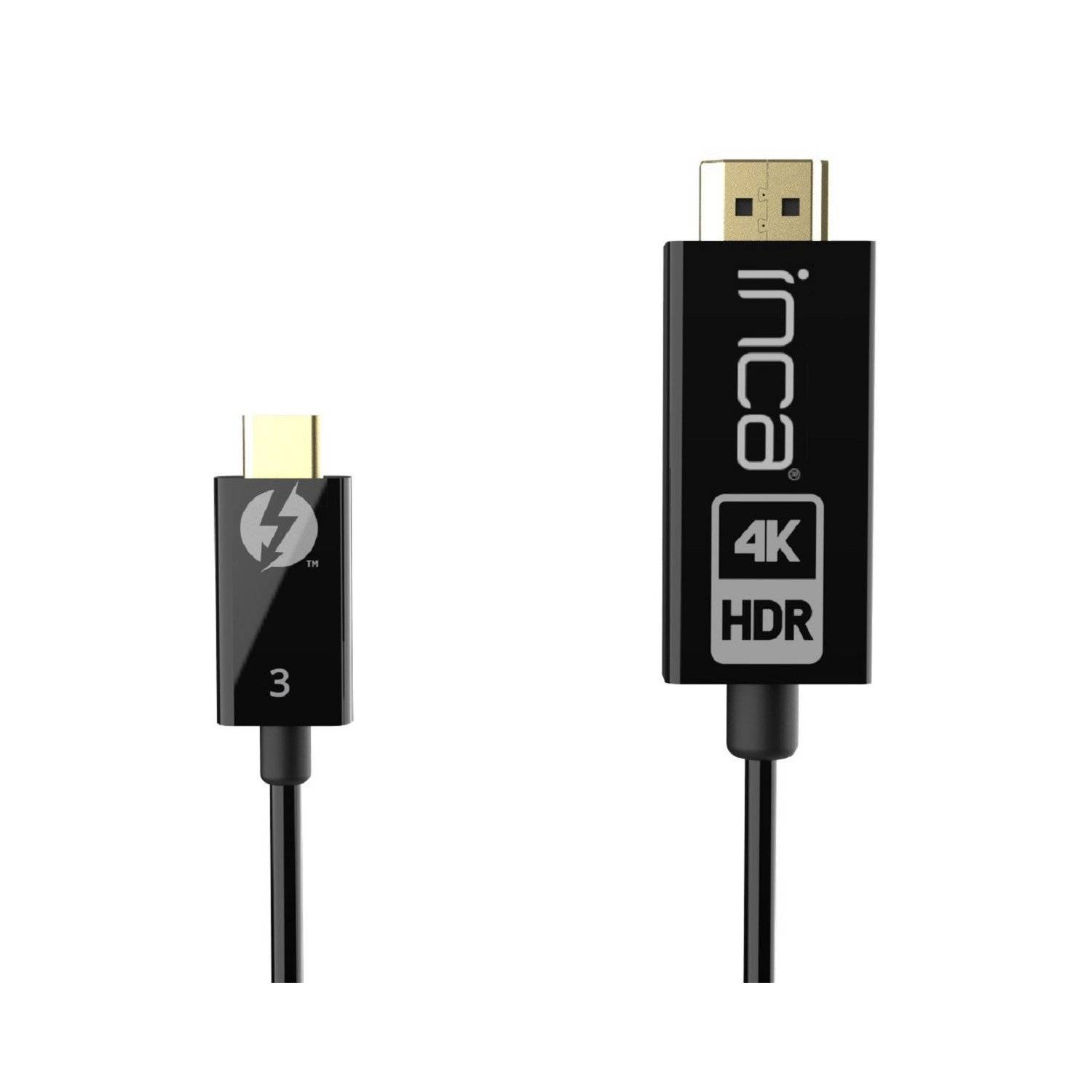 INCA HDMI-Kabel ITCH-30 2.0 > Typ-C 4K60HZ, Thunderb.3 1,8 - ITCH-30