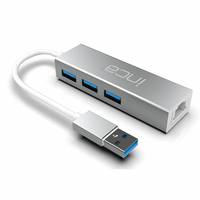 INCA Adapter IUSB-03T Typ-A > 3xUSB-A, 1xRJ45, 1000mbps - IUSB-03T