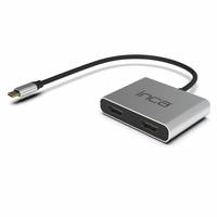 INCA Adapter ITPC-4 Typ C > 2xHDMI 4K30Hz,1xUSB-A,1xUSB-C - ITPC-4T