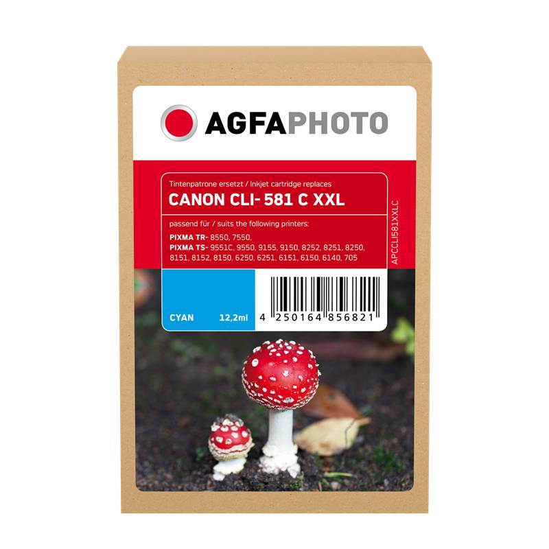 AgfaPhoto Patrone Canon APCCLI581XXLC ers. CLI-581 XXL cyan - APCCLI581XXLC