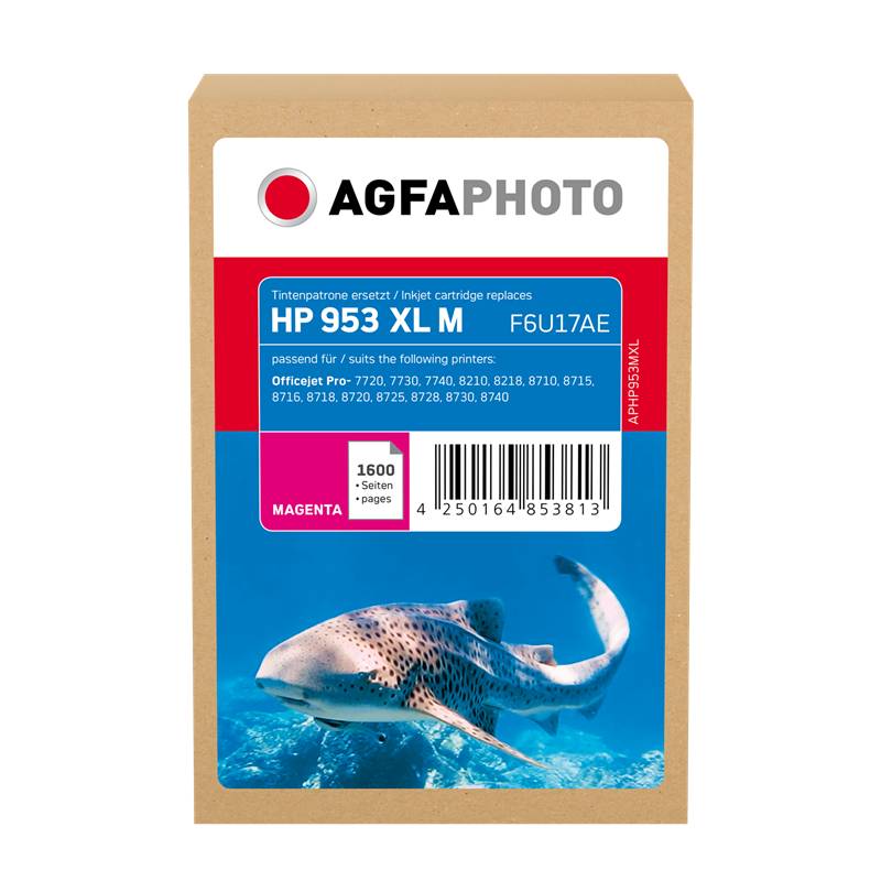 AgfaPhoto Patrone HP APHP953MXL No.953XL F6U17AE magenta - APHP953MXL