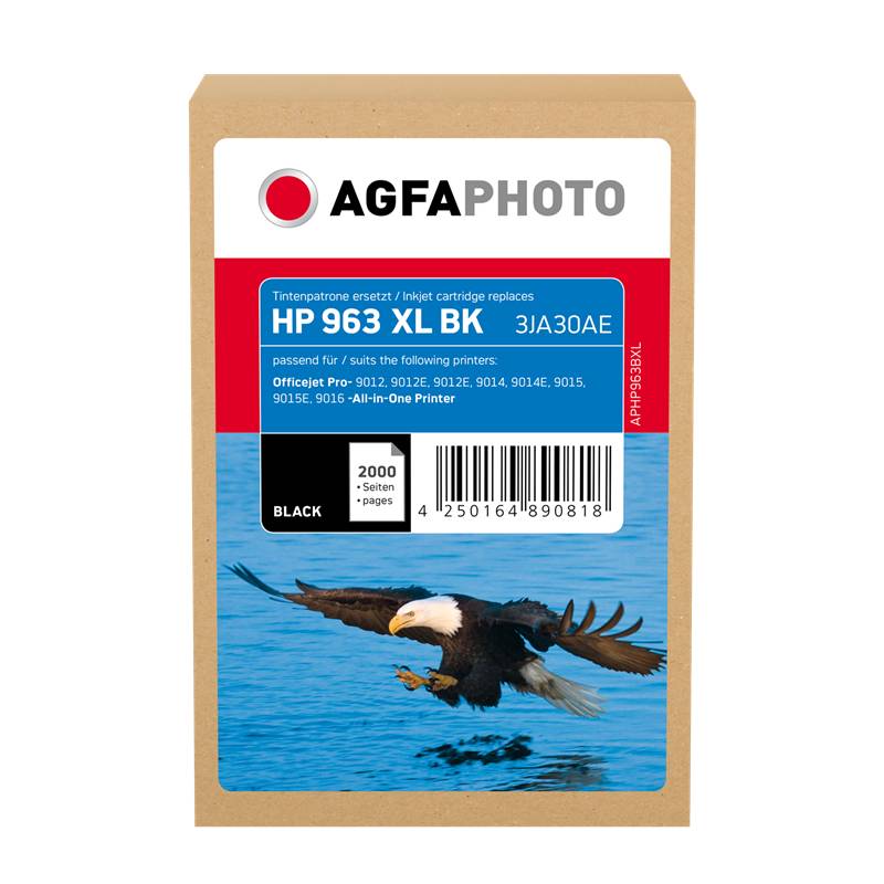 AgfaPhoto Patrone HP APHP963BXL No.963XL 3JA30AE black remanufactured - APHP963BXL