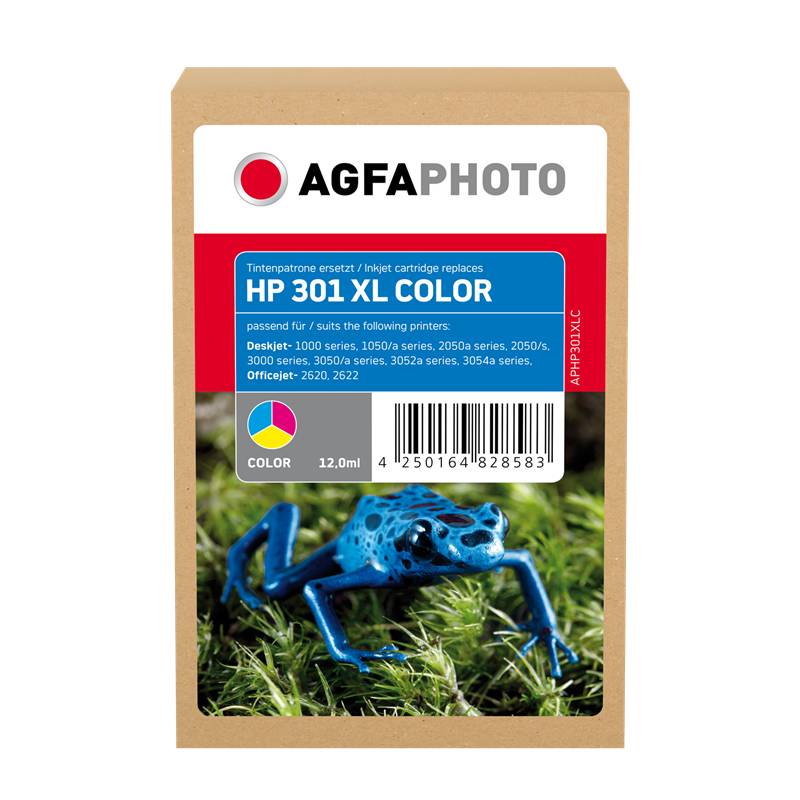 AgfaPhoto Patrone HP APHP301XLC N0.301XL CH564EE Color remanufactured - APHP301XLC