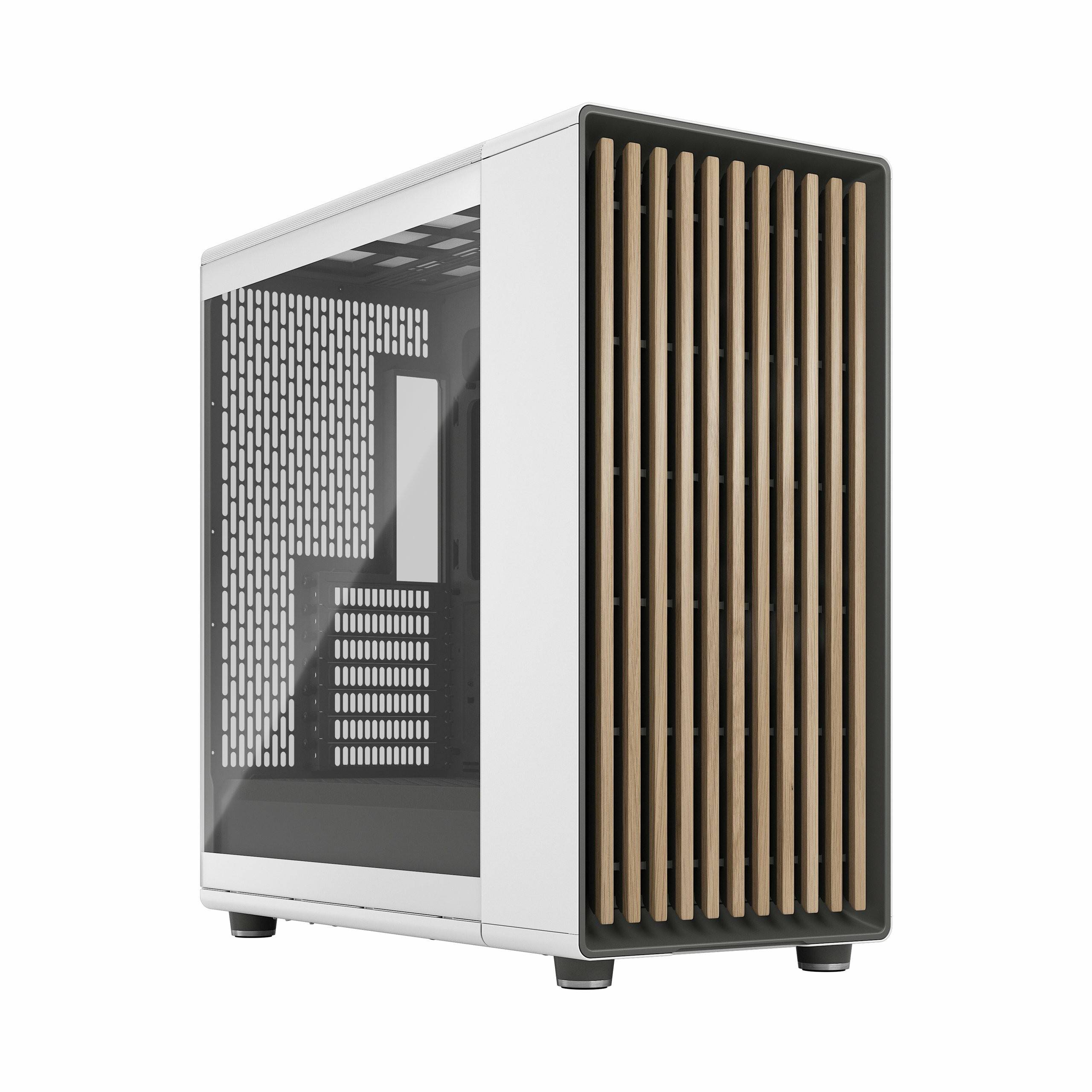 FRACTAL DESIGN Geh North XL Chalk White TG Clear - FD-C-NOR1X-04