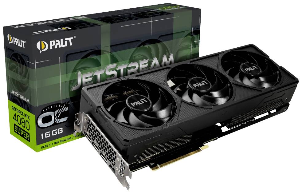 Palit RTX4080 Super Jetstream OC 16GB GDDR6X HDMI 3xDP - NED408SS19T2-1032J