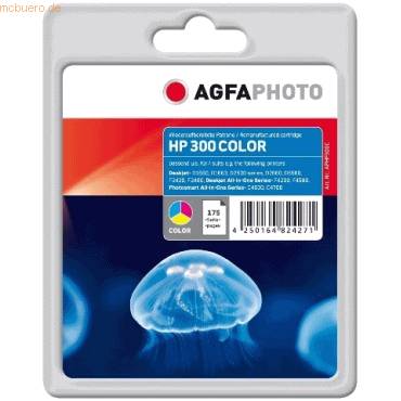 AgfaPhoto Patrone HP APHP300C No.300 CC643EE Color remanufactured