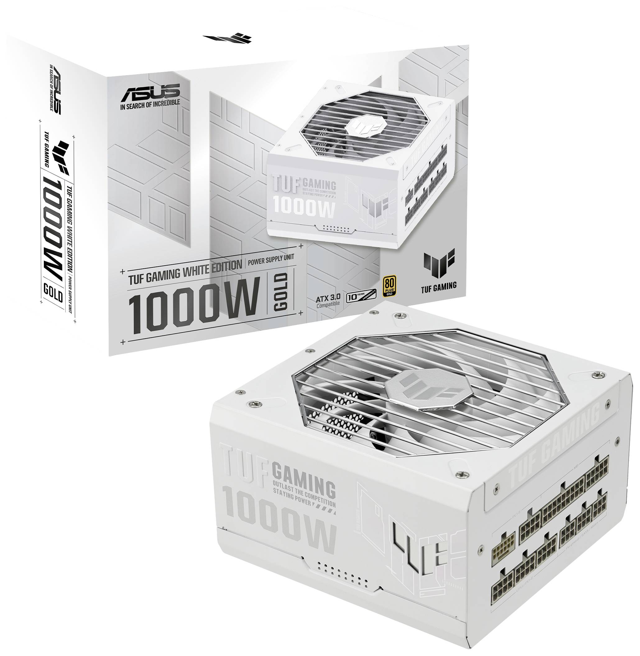 Asus Netzteil TUF Gaming 1000W Gold White Edition Netzteil - 90YE00S5-B0NA00